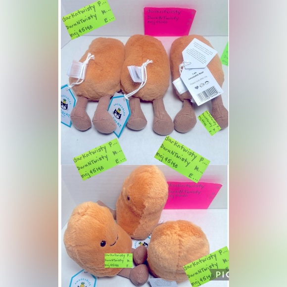 LAST ONE! 1 SINGLE BNWT JELLYCAT AMUSEABLE BEAN AUTHENTIC JELLYCAT SALES RECEIPT - Picture 11 of 16